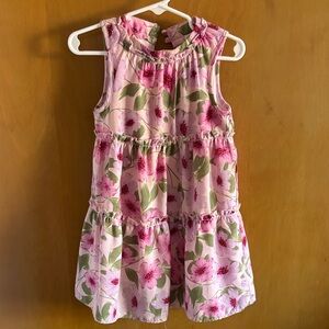 GB Girls Pink Floral Dress